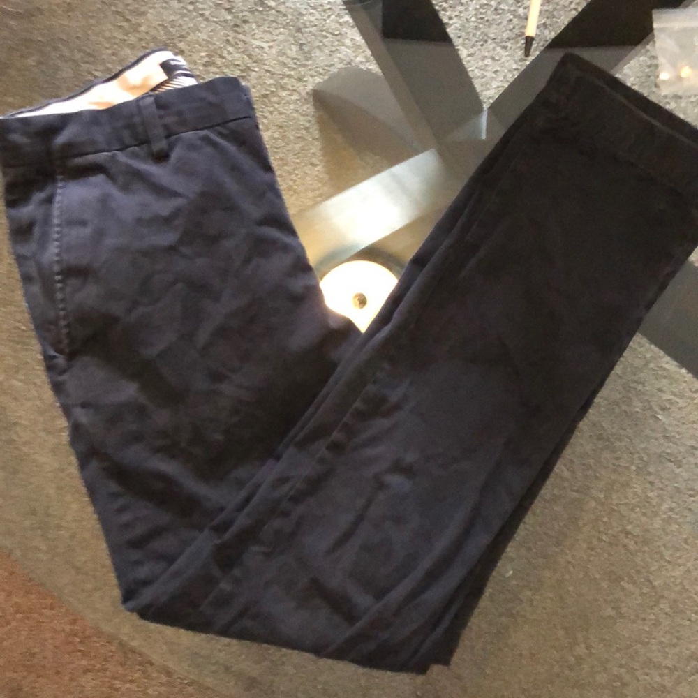 Navy Banana republic Aiden fit chinos